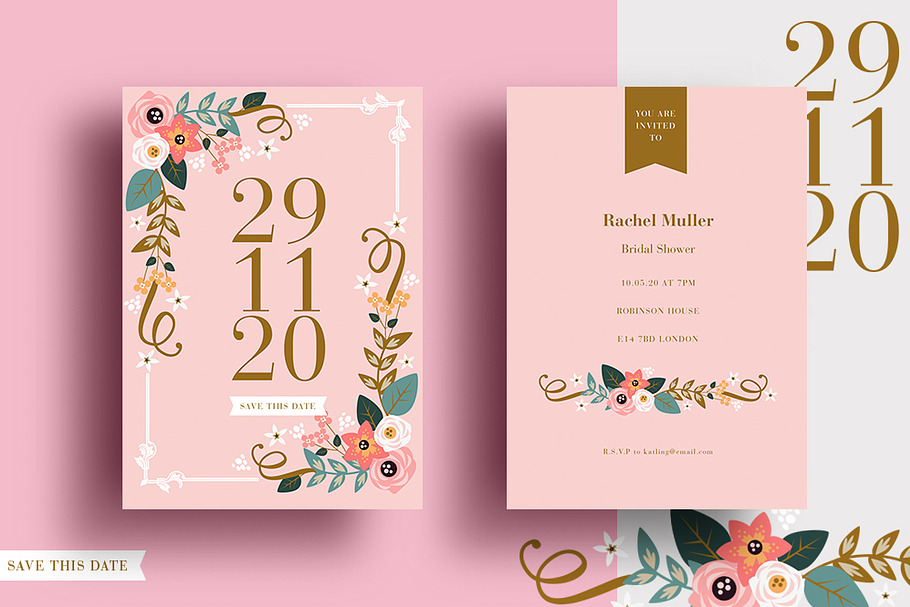 Windsor Invitation in Wedding Templates - product preview 8