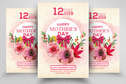 Happy Mom Day Psd Poster Template