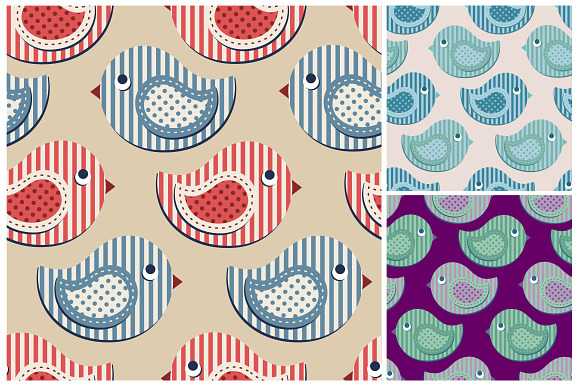 BABY SET. Colorful Seamless Patterns in Patterns - product preview 7