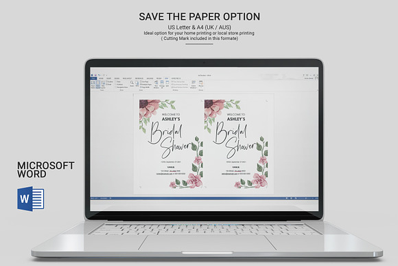 Bridal Shower Invitation Template in Invitation Templates - product preview 2