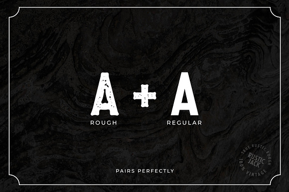 Rustic Jack - A Vintage Font Duo in Sans-Serif Fonts - product preview 1