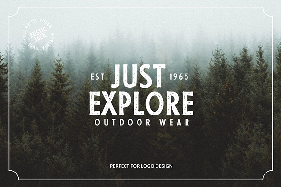 Rustic Jack - A Vintage Font Duo in Sans-Serif Fonts - product preview 5