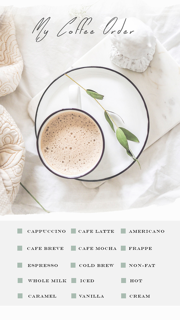 Insta Stories | Coffee & Succulents in Instagram Templates - product preview 8
