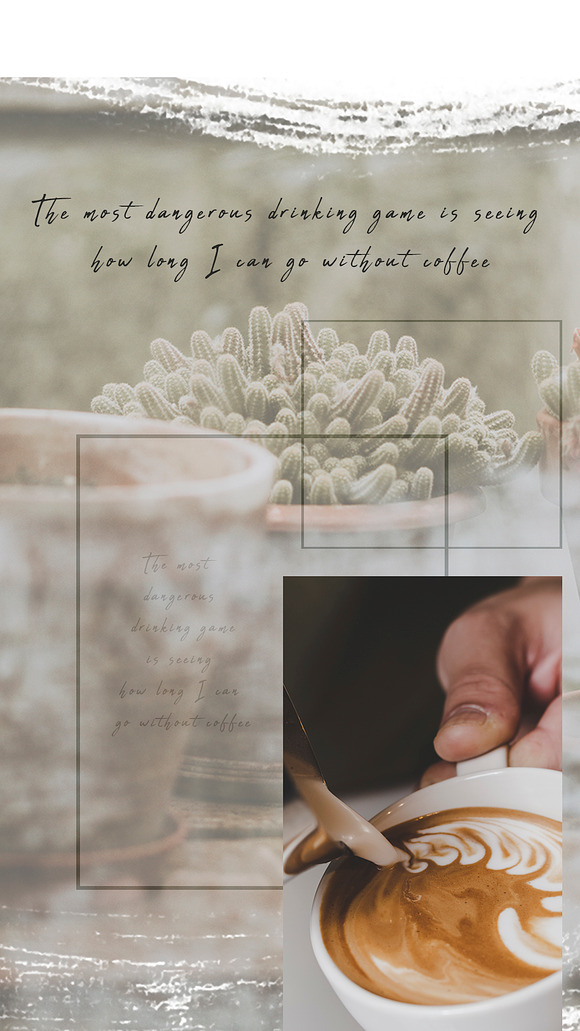 Insta Stories | Coffee & Succulents in Instagram Templates - product preview 12