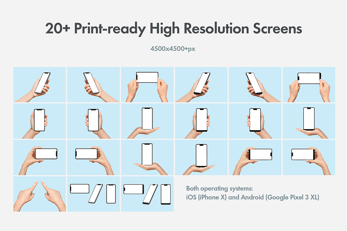 Perfect Hands Mockups in Mobile & Web Mockups - product preview 8