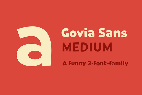 Govia Sans Medium in Comic Sans Fonts - product preview 5