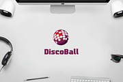 Disco Ball - DJ World Music Logo