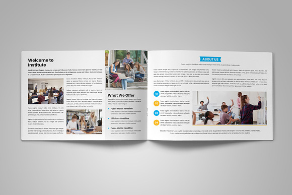 Education Prospectus Brochure v9 in Brochure Templates - product preview 2