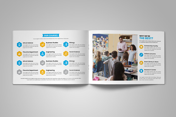 Education Prospectus Brochure v9 in Brochure Templates - product preview 3