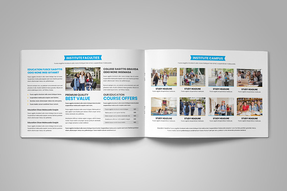 Education Prospectus Brochure v9 in Brochure Templates - product preview 5