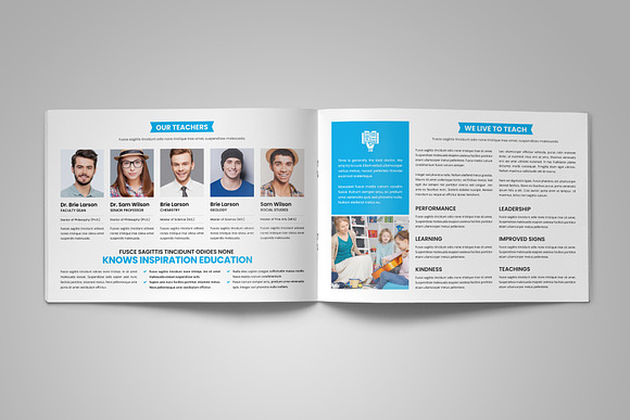 Education Prospectus Brochure v9 in Brochure Templates - product preview 7