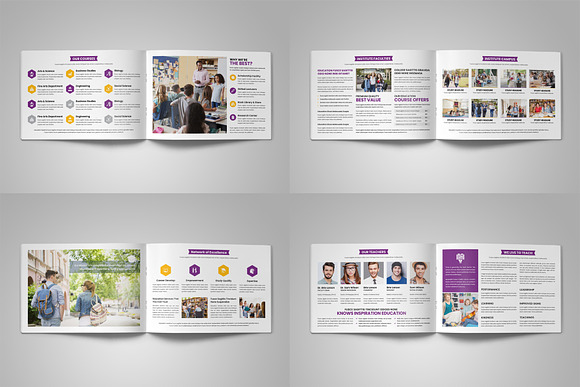 Education Prospectus Brochure v9 in Brochure Templates - product preview 12