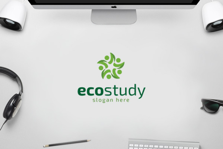 Eco Study - Happy People Logo in Logo Templates - product preview 8