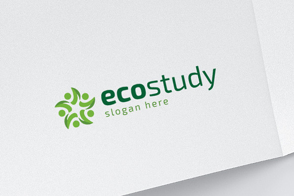 Eco Study - Happy People Logo in Logo Templates - product preview 1