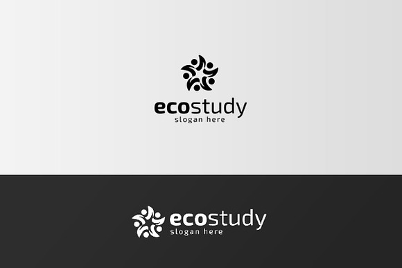 Eco Study - Happy People Logo in Logo Templates - product preview 2