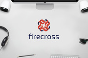 Fire Crosss - Flame Media Logo