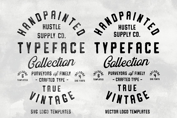 Vintage SVG Bundle & Logo Templates in Display Fonts - product preview 9