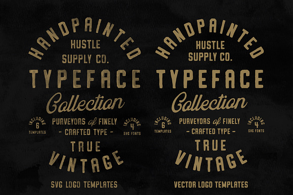 Vintage SVG Bundle & Logo Templates in Display Fonts - product preview 10