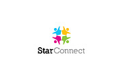 Star Connect Logo Template