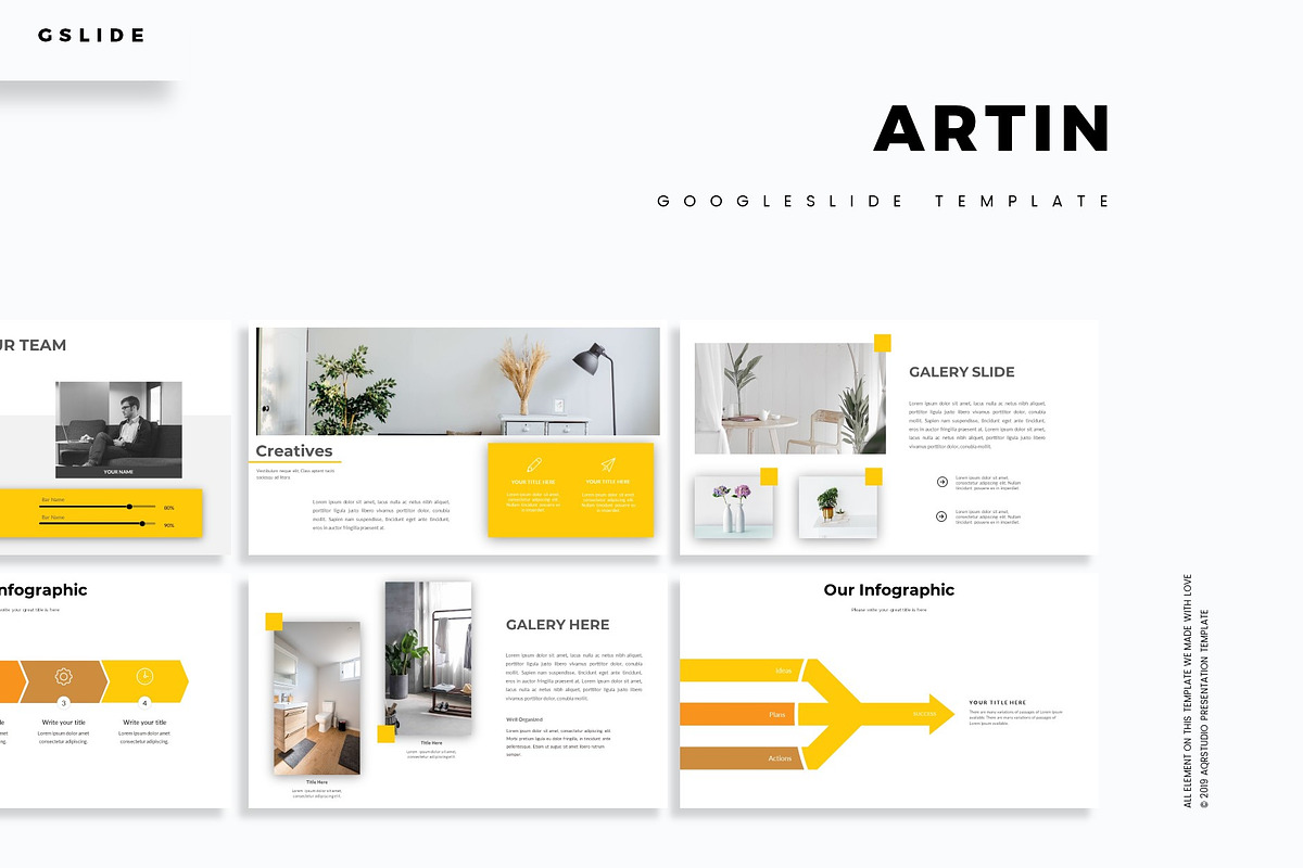 Artin - Google Slide Template in Google Slides Templates - product preview 8