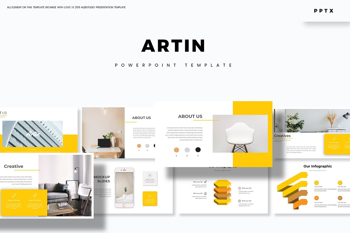 Artin - Powerpoint Template in PowerPoint Templates - product preview 8