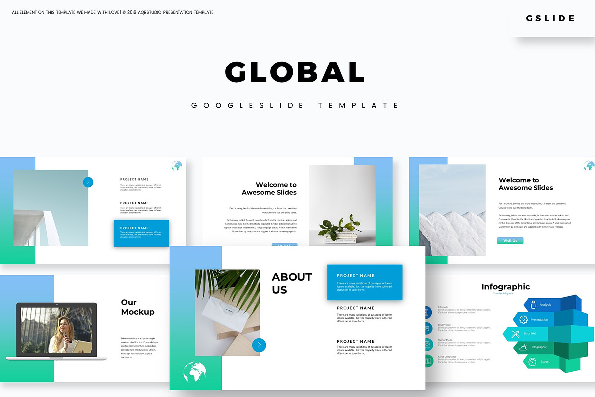 Global - Google Slide Template in Google Slides Templates - product preview 8