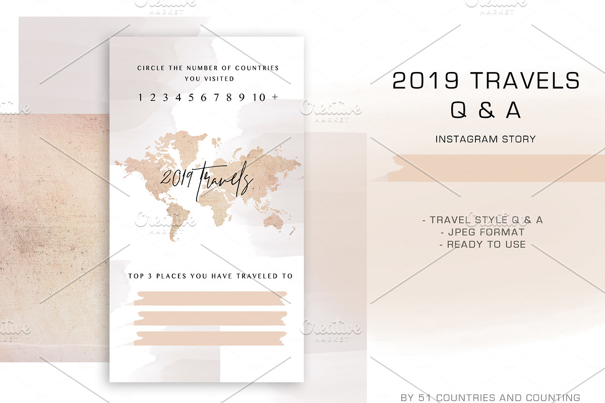 Insta Story | 2020 Travel Challenge in Instagram Templates - product preview 8