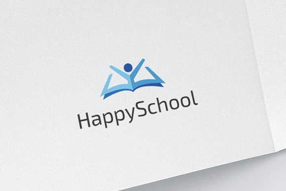 Happy School - Geek Book Logo in Logo Templates - product preview 1