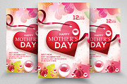 Pink Mother's Day Flyer Template