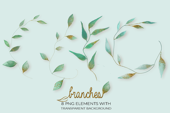 Branches & Splatter Kit in Photoshop Brushes - product preview 2