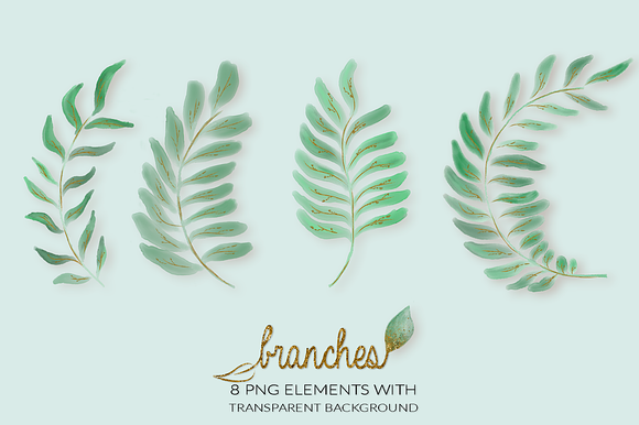 Branches & Splatter Kit in Photoshop Brushes - product preview 4