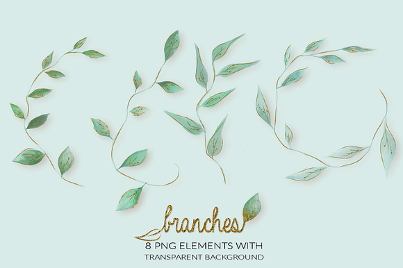 Branches & Splatter Kit in Photoshop Brushes - product preview 5
