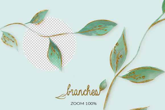 Branches & Splatter Kit in Photoshop Brushes - product preview 6