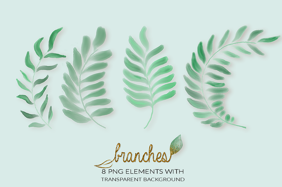 Branches & Splatter Kit in Photoshop Brushes - product preview 7