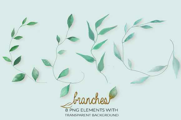 Branches & Splatter Kit in Photoshop Brushes - product preview 8