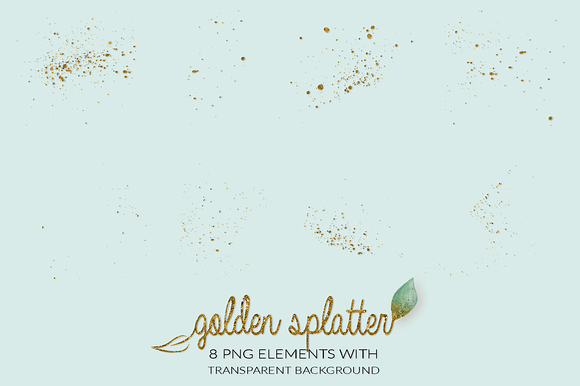 Branches & Splatter Kit in Photoshop Brushes - product preview 16