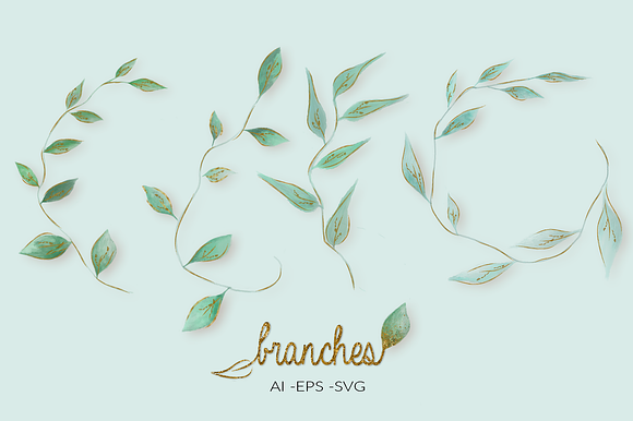 Branches & Splatter Kit in Photoshop Brushes - product preview 24