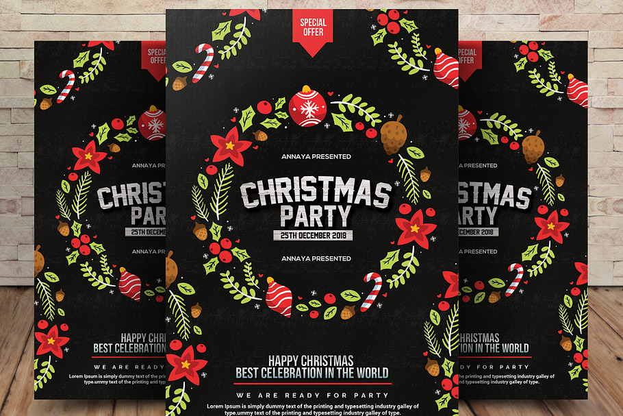 Christmas Party in Invitation Templates - product preview 8