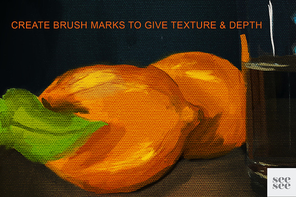 Procreate Oil Brush Set + Texture in Photoshop Brushes - product preview 2