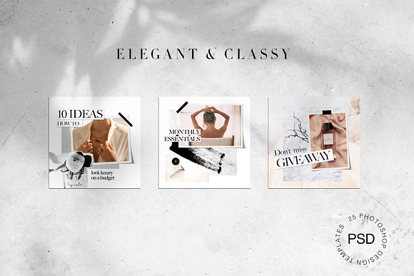 Classy Animated Instagram Posts in Instagram Templates - product preview 3
