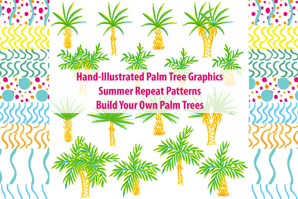 Downloadable Palm Tree Illustrations in Illustrations - product preview 9
