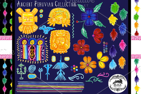 Peruvian Summer Illustrated Graphics in Illustrations - product preview 5