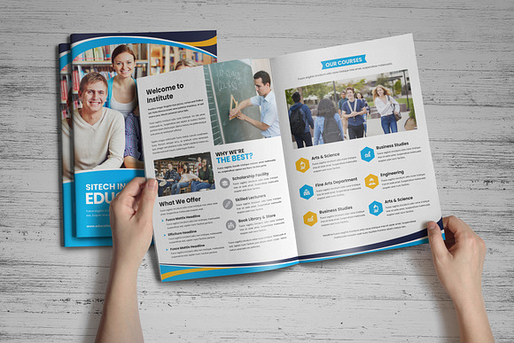 Education Prospectus Brochure v5 in Brochure Templates - product preview 1