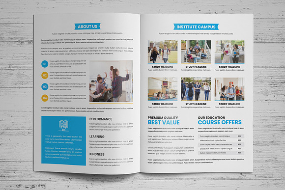 Education Prospectus Brochure v5 in Brochure Templates - product preview 2