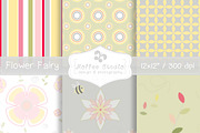 Flower Fairy Digital Papers
