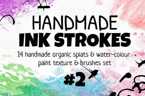 Handmade INK STROKES Pack 14 #2 in Photoshop Brushes - product preview 4