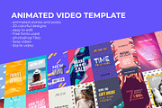 Animated video templates