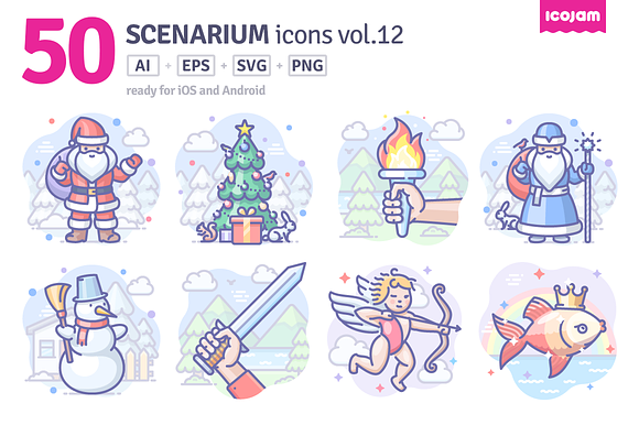 Scenarium icons vol.12 in Cat Icons - product preview 1