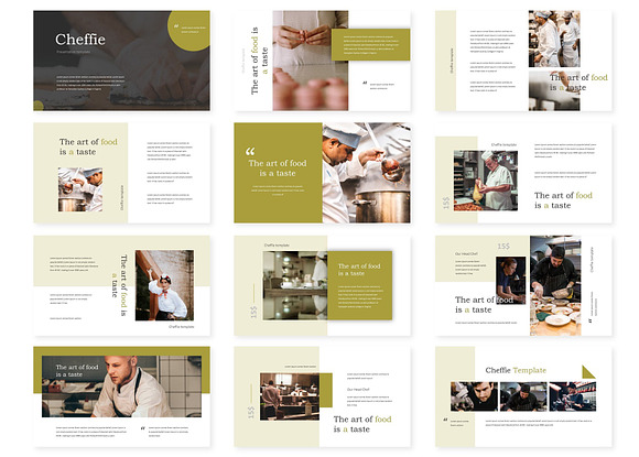 Cheffie - Google Slides Template in Google Slides Templates - product preview 1