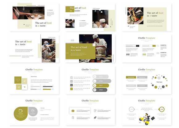 Cheffie - Powerpoint Template in PowerPoint Templates - product preview 2